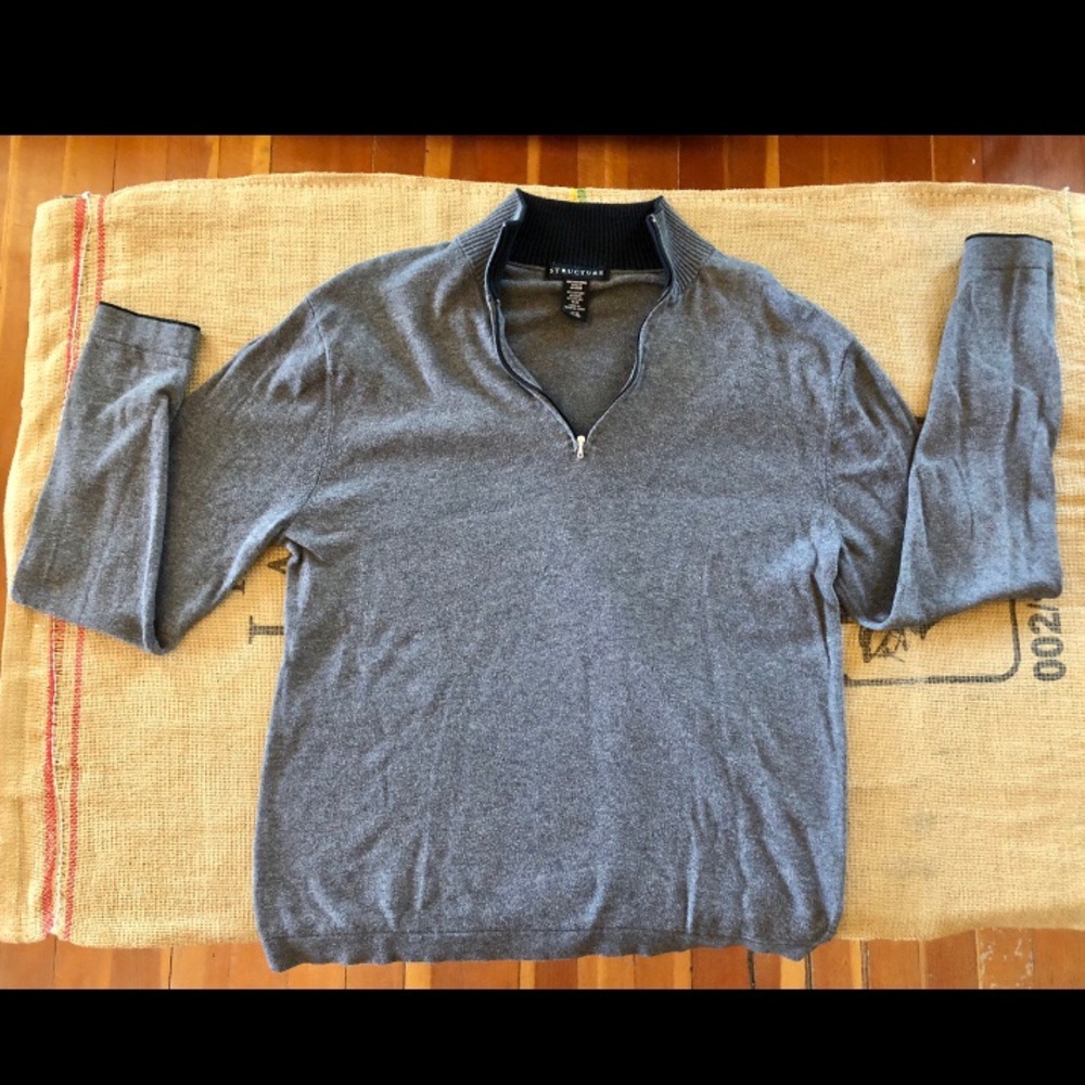 Structure Gray Sweater